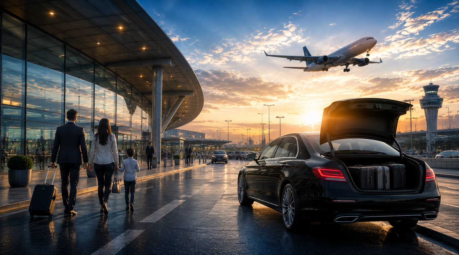 Airport Transfers — PG Cabs corporate transportation