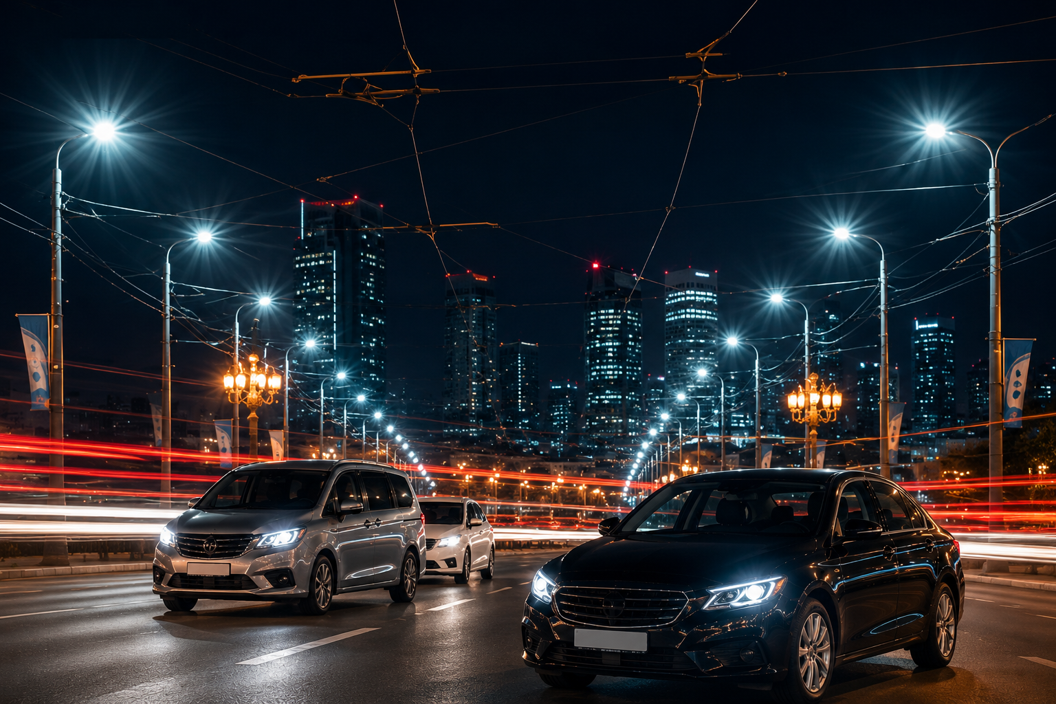 UrbanRide corporate fleet and chauffeur-driven vehicles